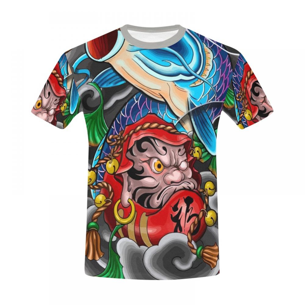 Camiseta Corta Argentina Arte Mitología Japonesa Hombre