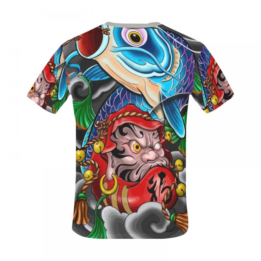 Camiseta Corta Argentina Arte Mitología Japonesa Hombre