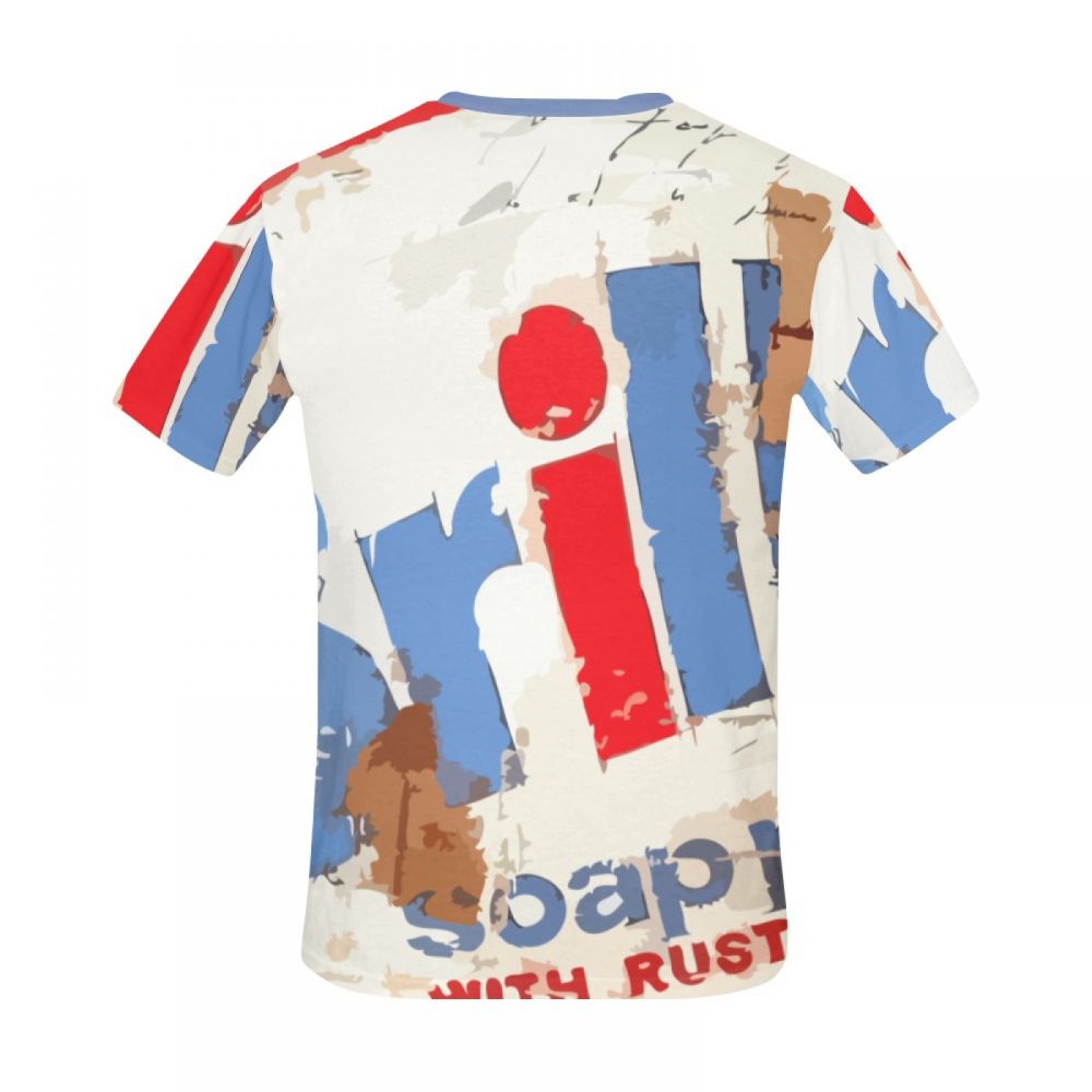 Camiseta Corta Argentina Arte Digital Brillo Hombre