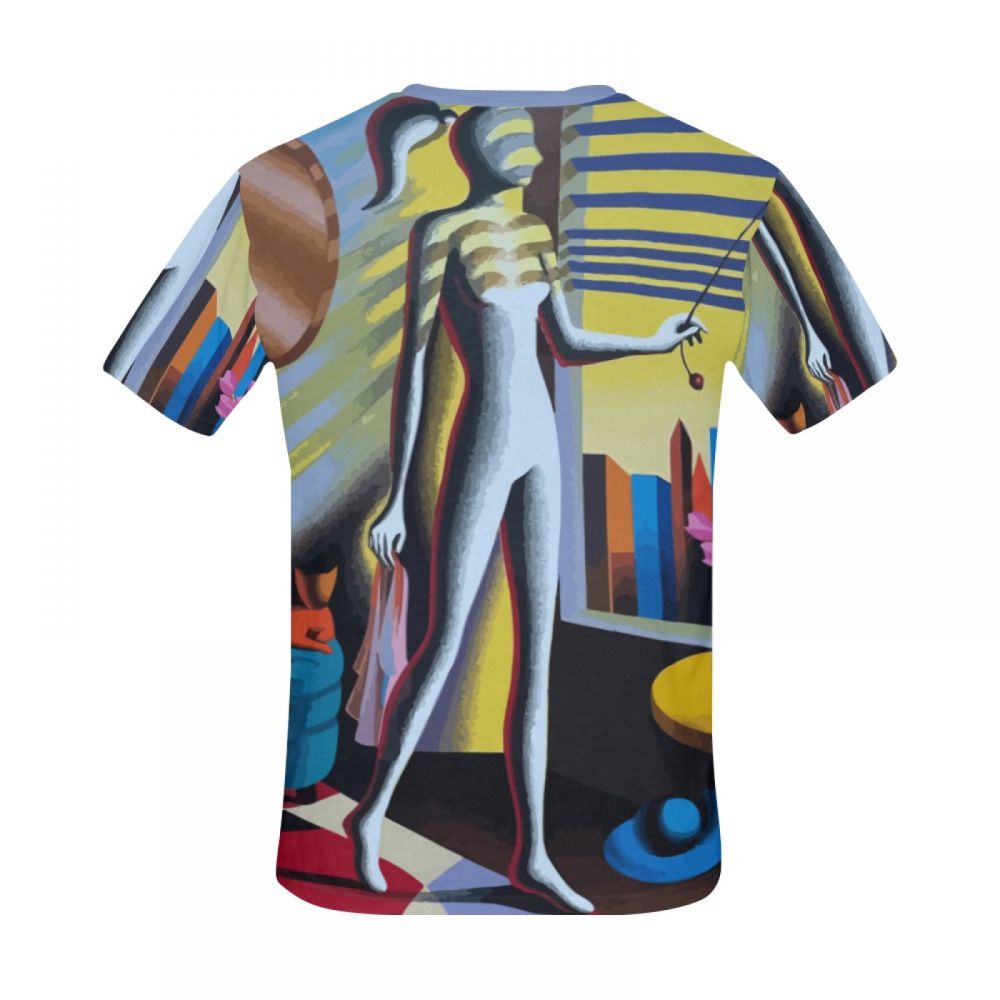 Camiseta Corta Argentina Arte Pop Nuevo Día Hombre