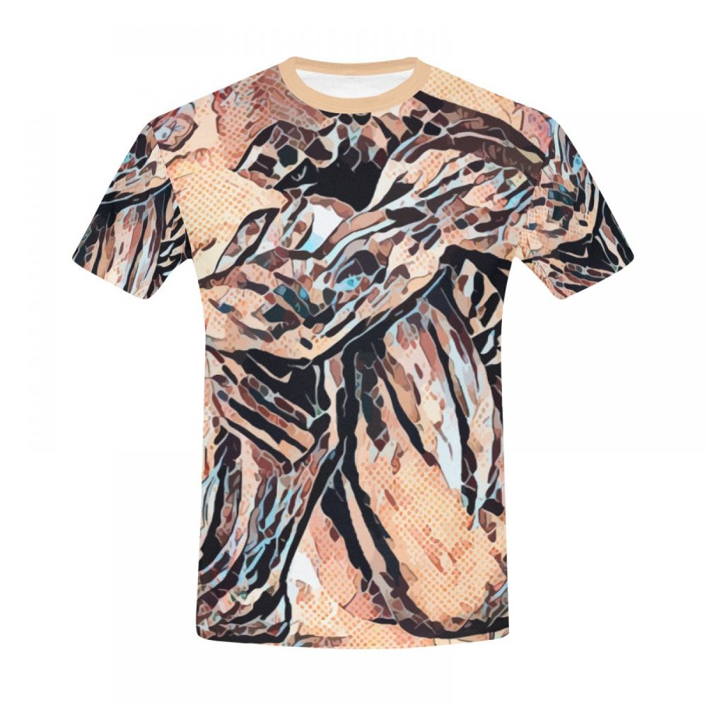 Camiseta Corta Argentina Arte Digital Solitario Hombre