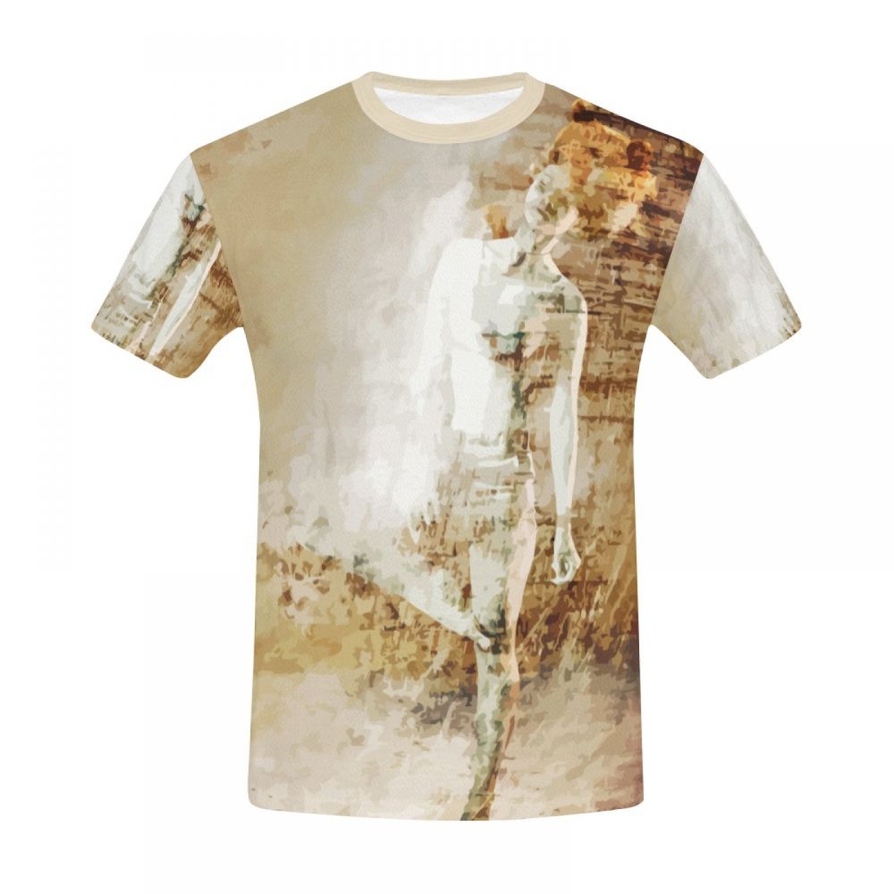 Camiseta Corta Argentina Arte Digital Oso Mujeres Hombre