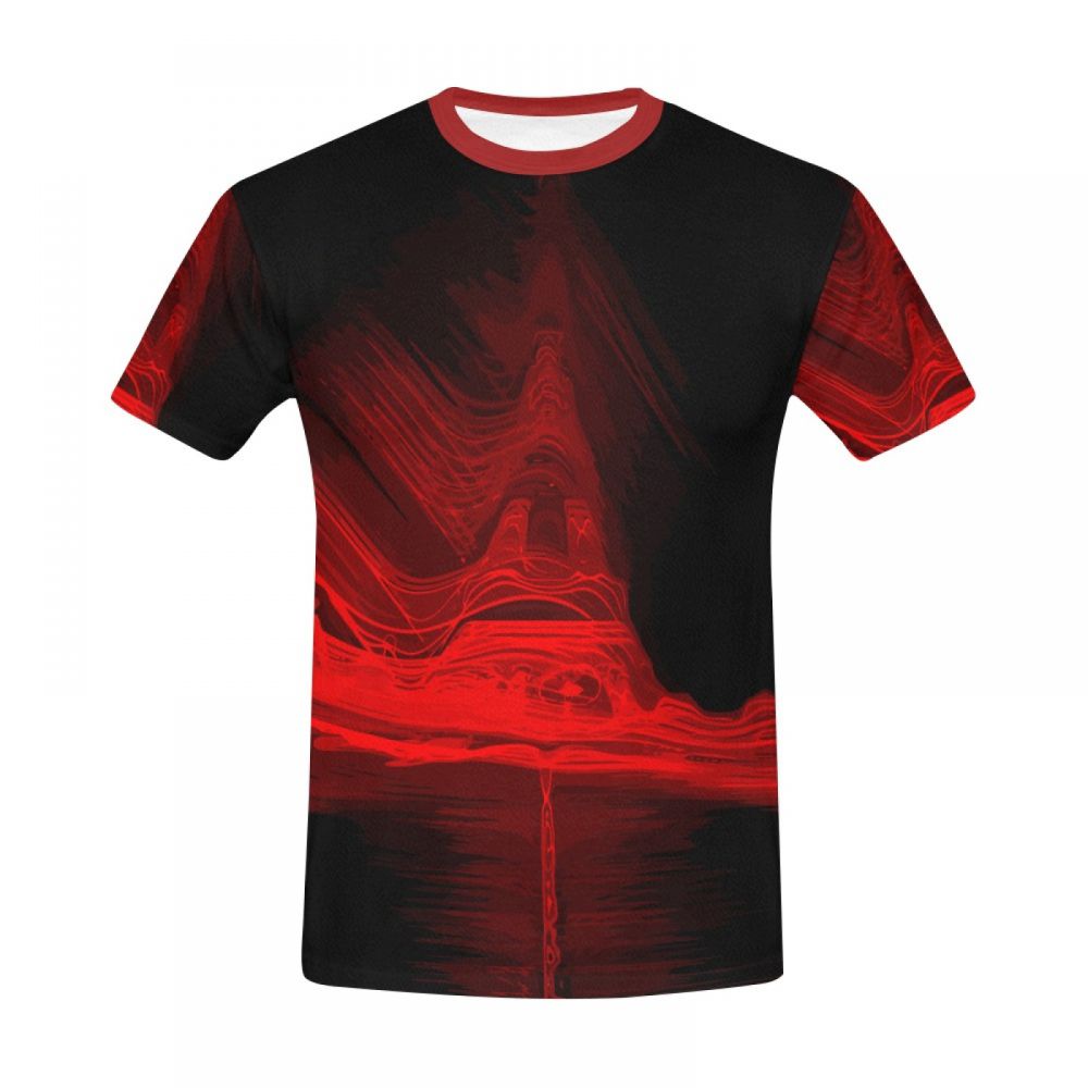 Camiseta Corta Argentina Arte Digital Torre Eiffel Hombre