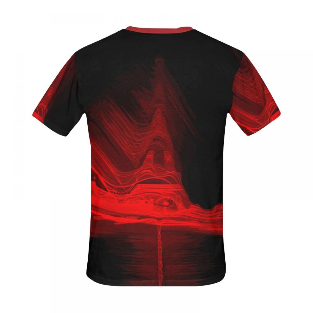 Camiseta Corta Argentina Arte Digital Torre Eiffel Hombre