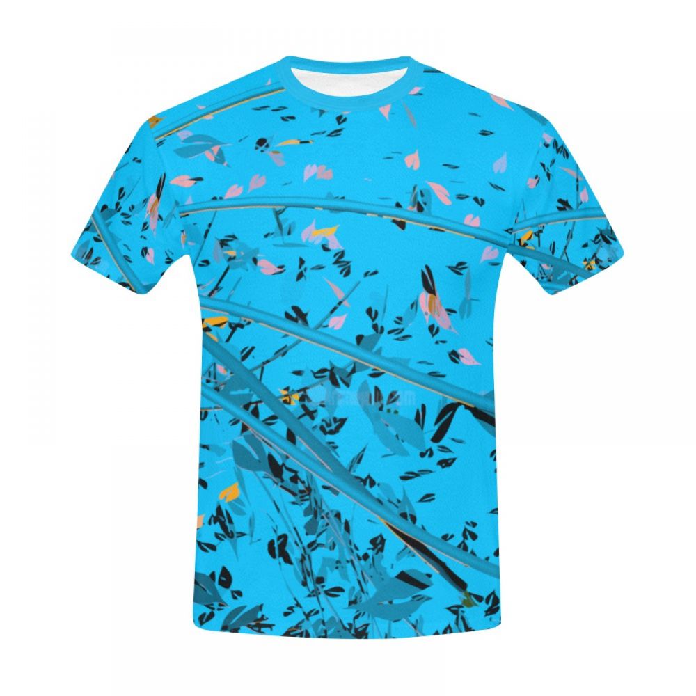 Camiseta Corta Argentina árbol Arte Hoja Pájaro Hombre