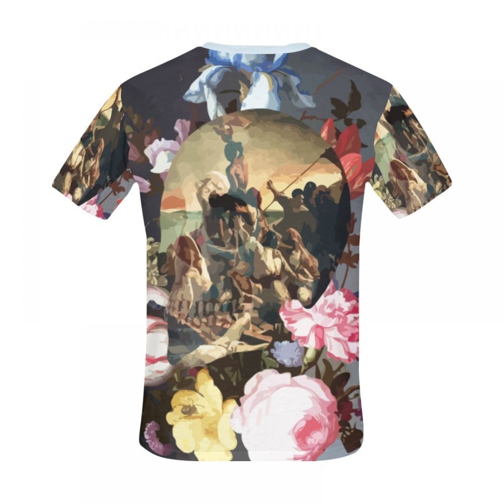 Camiseta Corta Argentina Arte Surrealismo Renacimiento Guerra Hombre