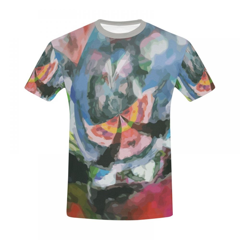 Camiseta Corta Argentina Diosa Alada Del Arte Abstracto Al Final Hombre