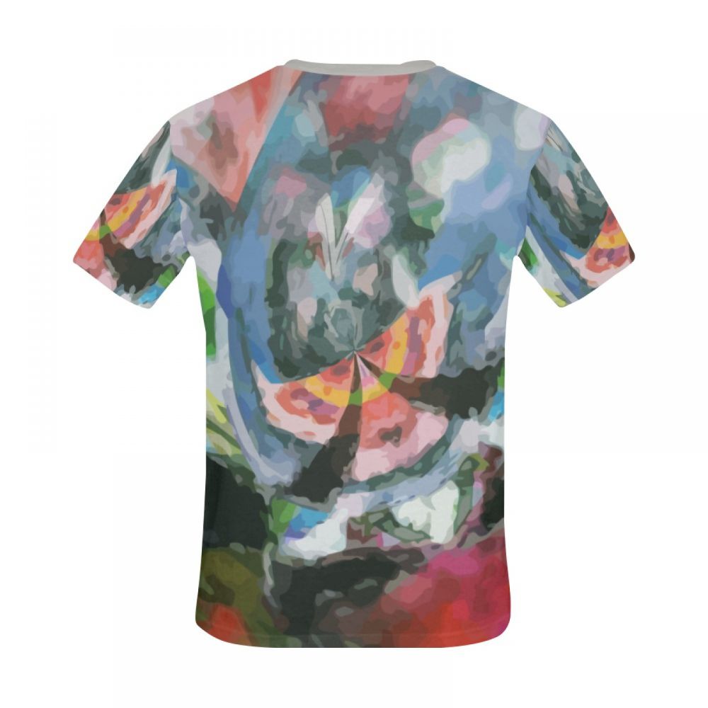 Camiseta Corta Argentina Diosa Alada Del Arte Abstracto Al Final Hombre