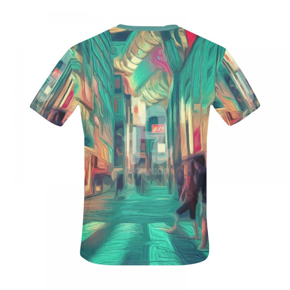 Camiseta Corta Argentina Distrito De Arte Oriental Tokio Central Hombre