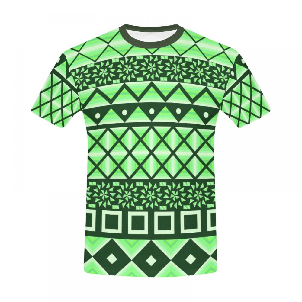 Camiseta Corta Argentina Caja Verde De Arte Conceptual Hombre