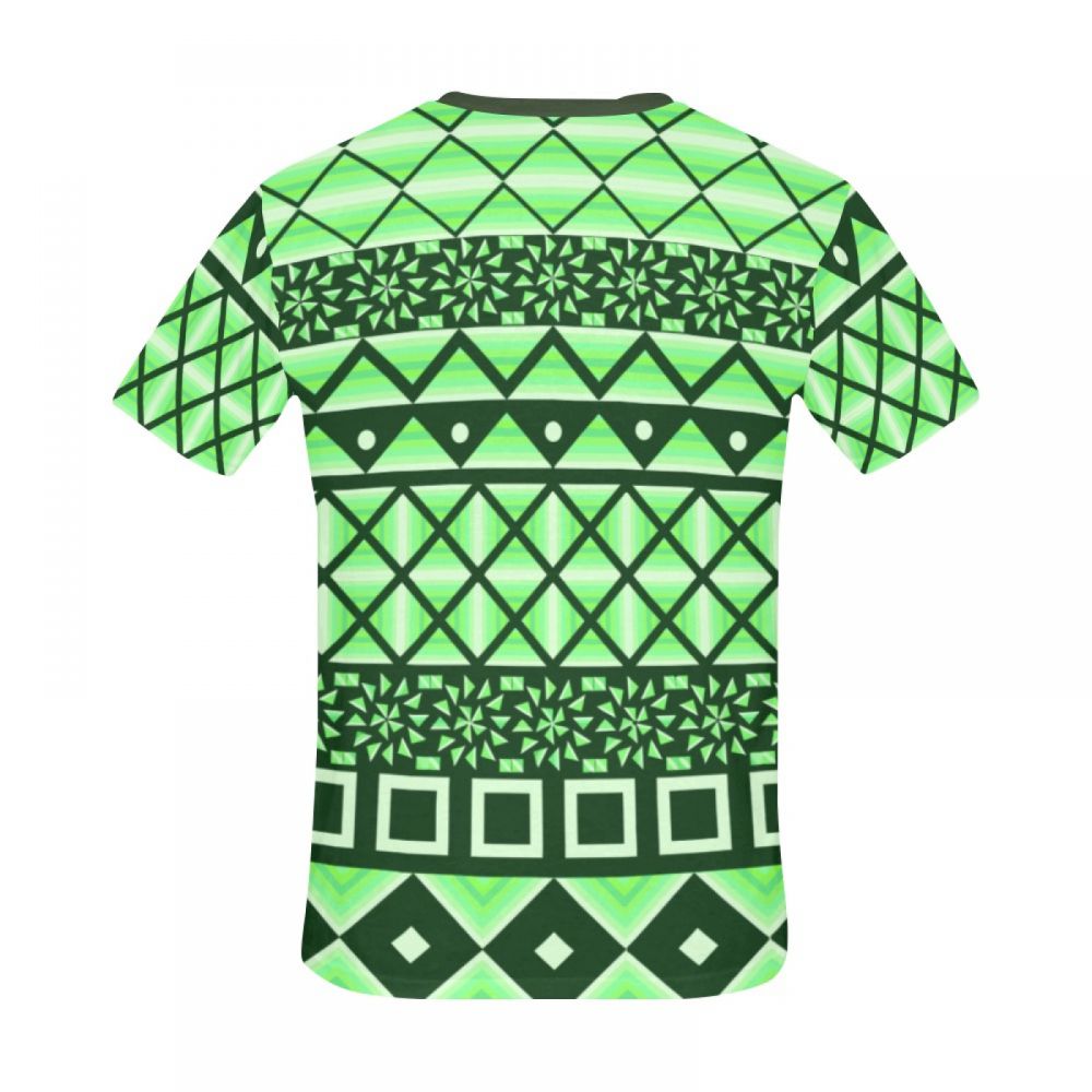 Camiseta Corta Argentina Caja Verde De Arte Conceptual Hombre