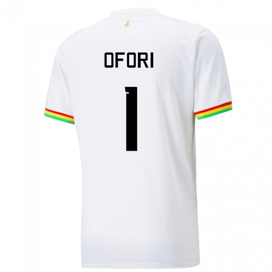 Niño Camiseta Ghana Richard Ofori #1 Blanco 1ª Equipación 22-24 Argentina