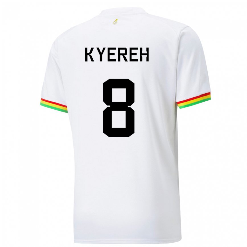 Niño Camiseta Ghana Daniel-kofi Kyereh #8 Blanco 1ª Equipación 22-24 Argentina