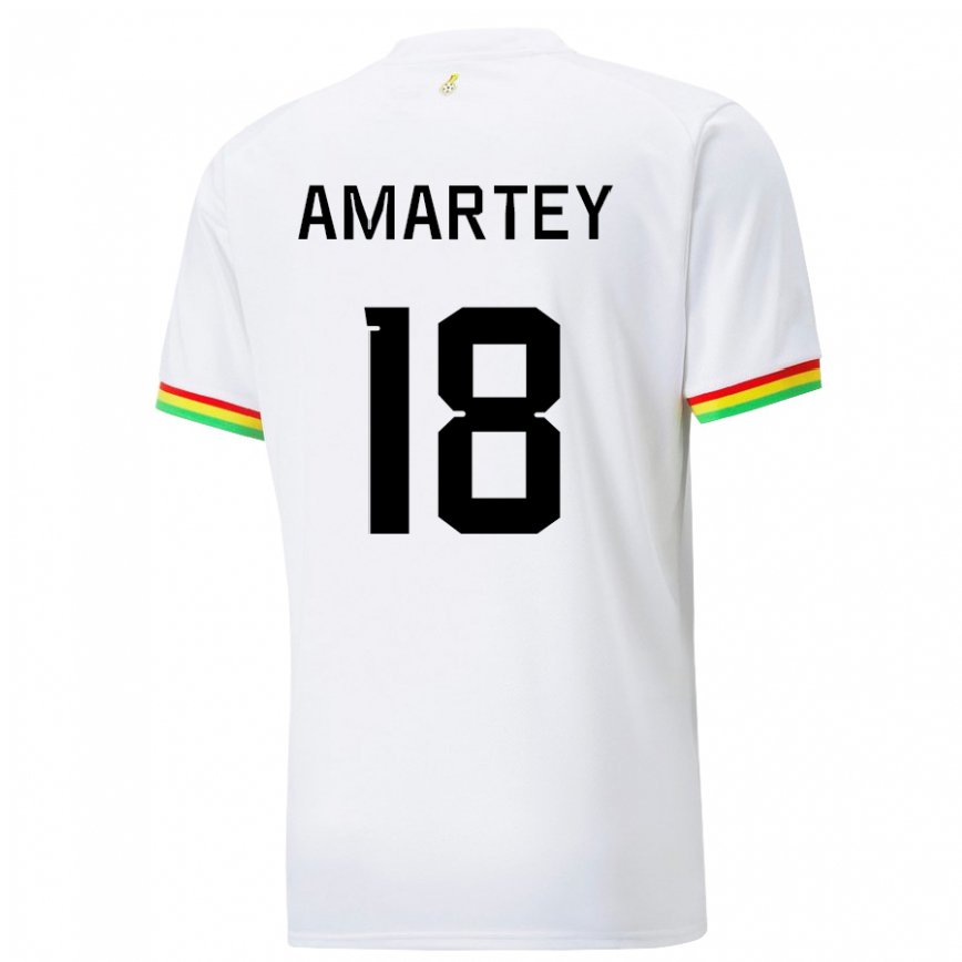 Niño Camiseta Ghana Daniel Amartey #18 Blanco 1ª Equipación 22-24 Argentina