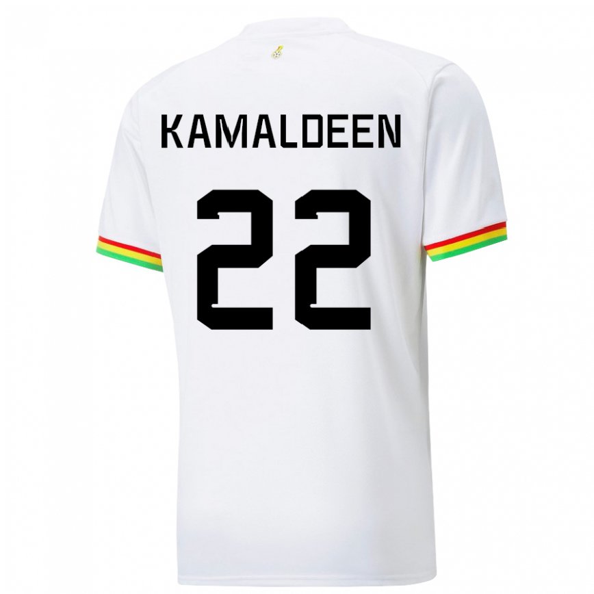 Niño Camiseta Ghana Kamaldeen Sulemana #22 Blanco 1ª Equipación 22-24 Argentina