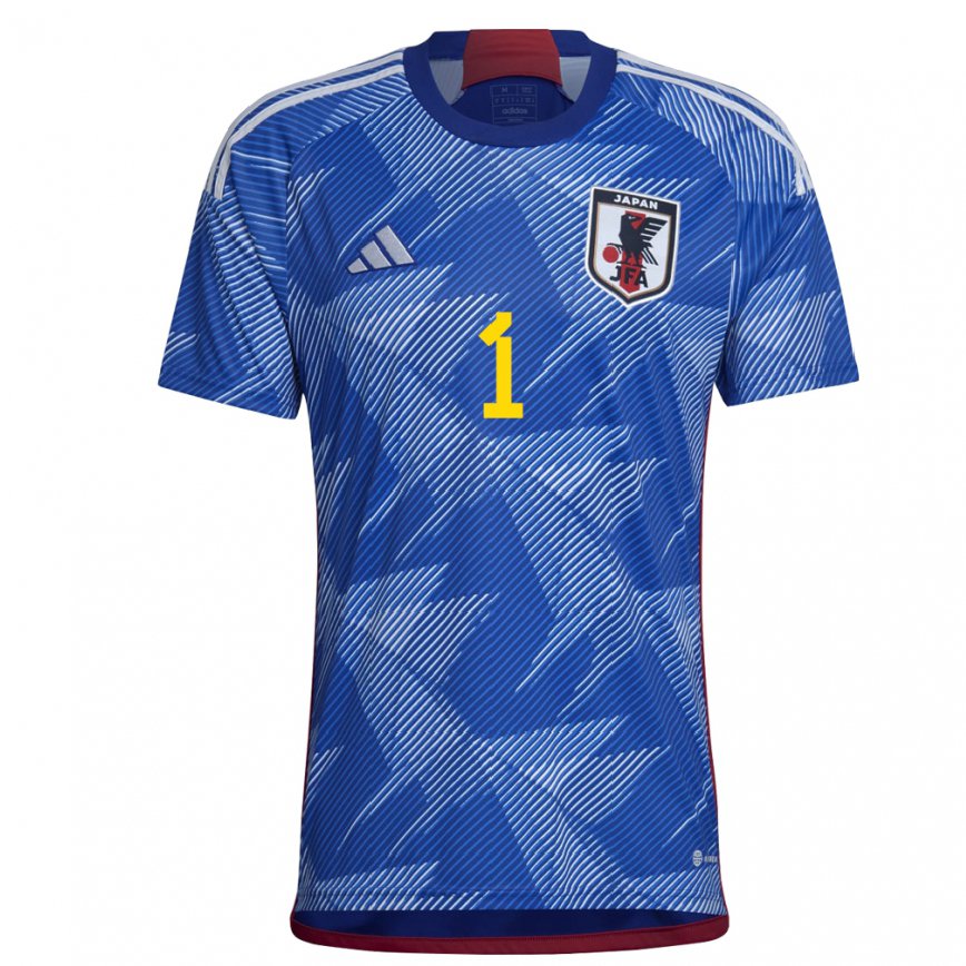 Niño Camiseta Japón Eiji Kawashima #1 Azul Real 1ª Equipación 22-24 Argentina