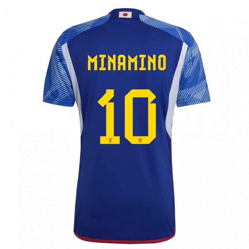 Niño Camiseta Japón Takumi Minamino #10 Azul Real 1ª Equipación 22-24 Argentina