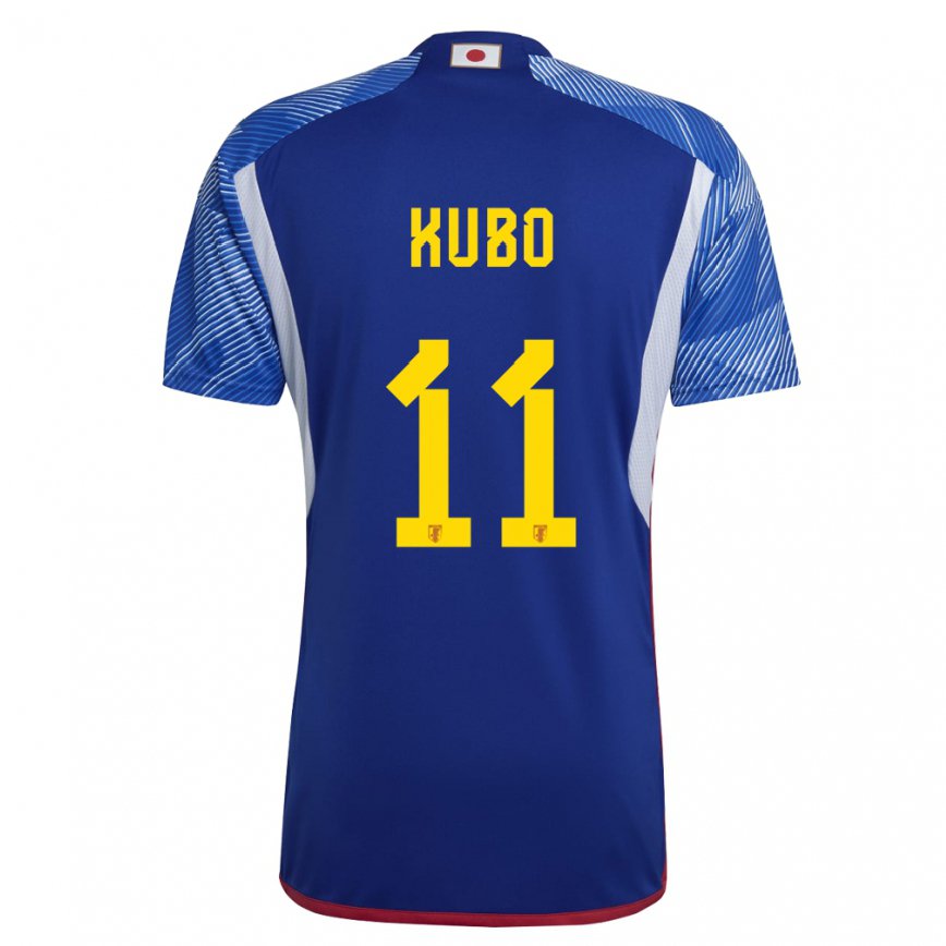 Niño Camiseta Japón Takefusa Kubo #11 Azul Real 1ª Equipación 22-24 Argentina