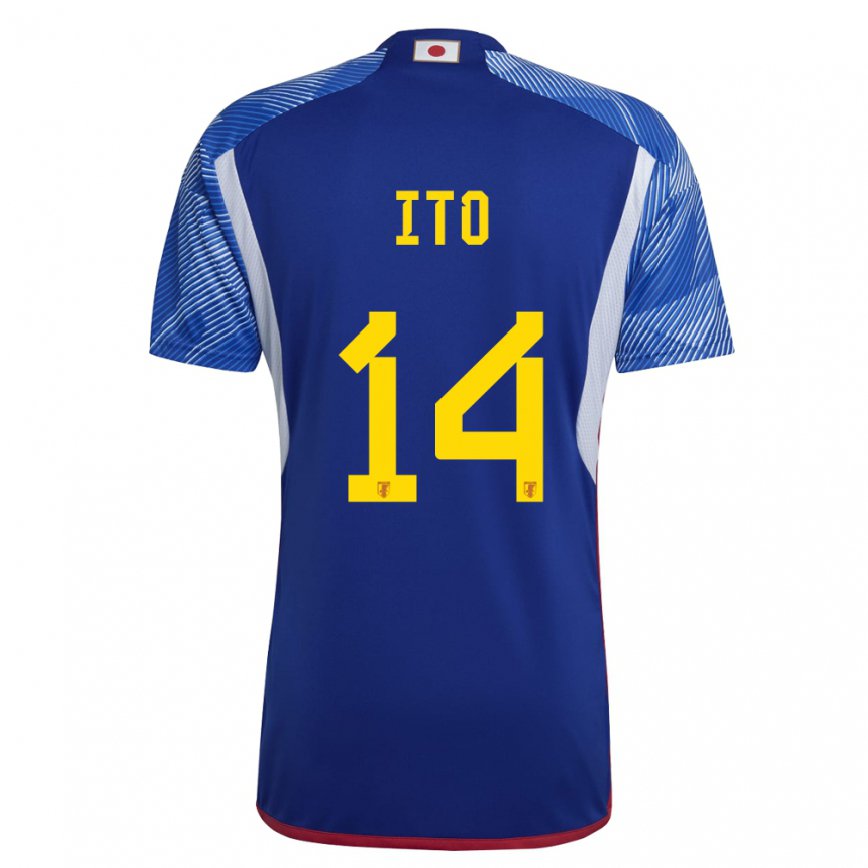 Niño Camiseta Japón Junya Ito #14 Azul Real 1ª Equipación 22-24 Argentina