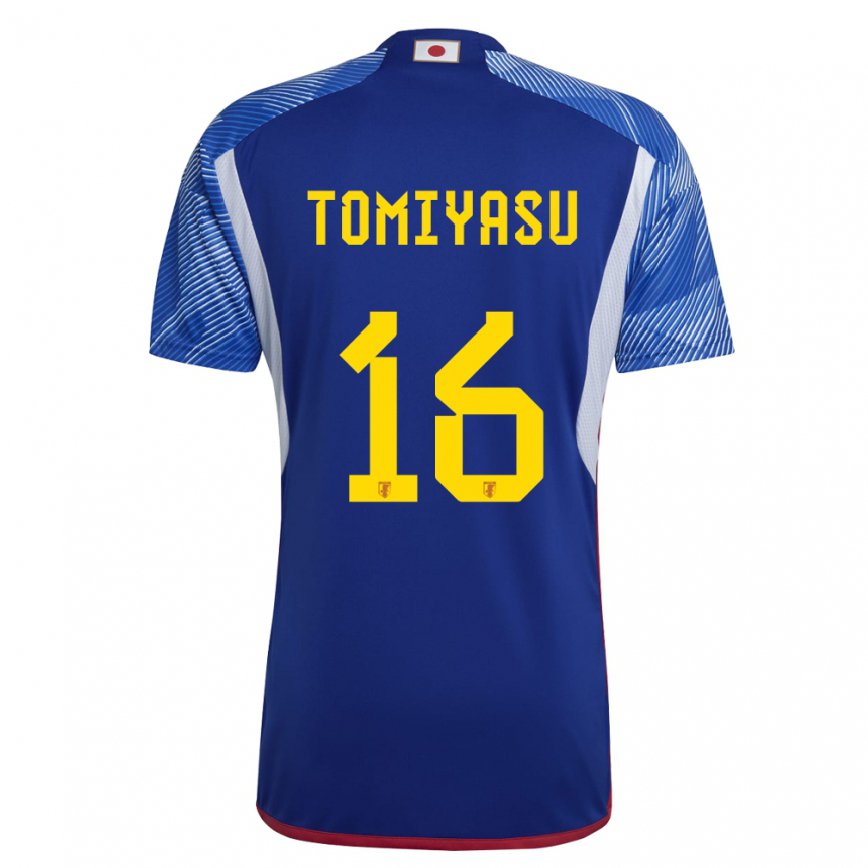 Niño Camiseta Japón Takehiro Tomiyasu #16 Azul Real 1ª Equipación 22-24 Argentina