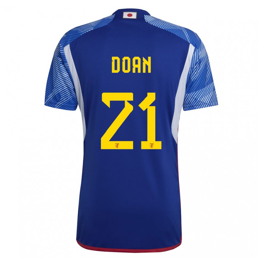 Niño Camiseta Japón Ritsu Doan #21 Azul Real 1ª Equipación 22-24 Argentina