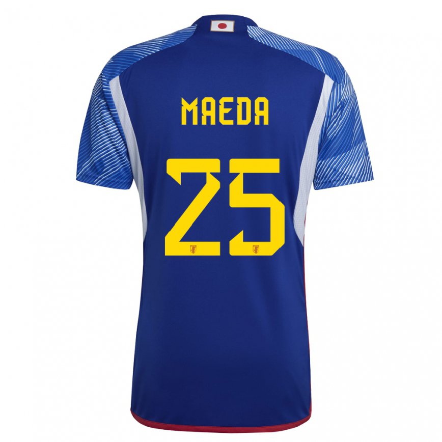 Niño Camiseta Japón Daizen Maeda #25 Azul Real 1ª Equipación 22-24 Argentina