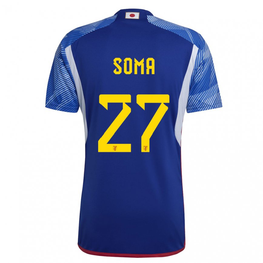 Niño Camiseta Japón Yuki Soma #27 Azul Real 1ª Equipación 22-24 Argentina