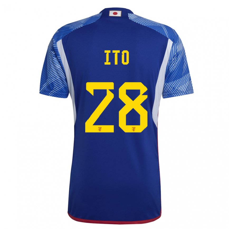 Niño Camiseta Japón Hiroki Ito #28 Azul Real 1ª Equipación 22-24 Argentina