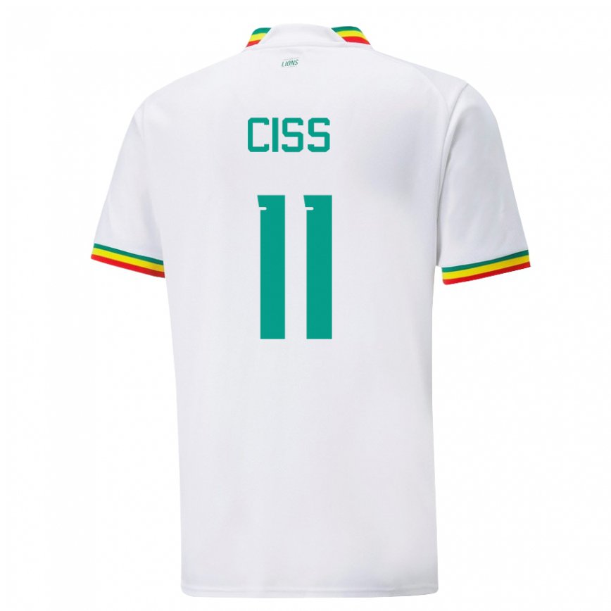 Niño Camiseta Senegal Pathe Ciss #11 Blanco 1ª Equipación 22-24 Argentina