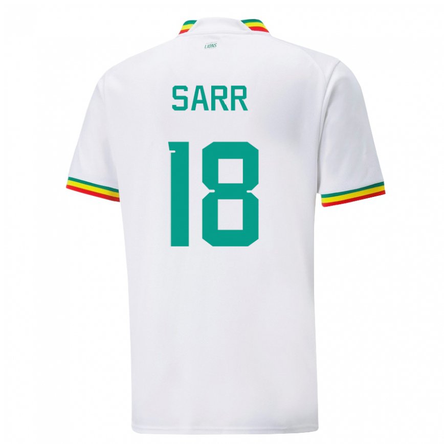 Niño Camiseta Senegal Ismaila Sarr #18 Blanco 1ª Equipación 22-24 Argentina