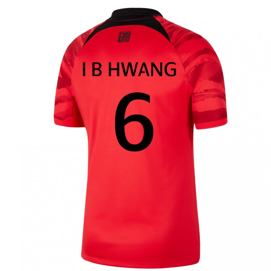 Niño Camiseta Corea Del Sur In-beom Hwang #6 Rojo Volver 1ª Equipación 22-24 Argentina