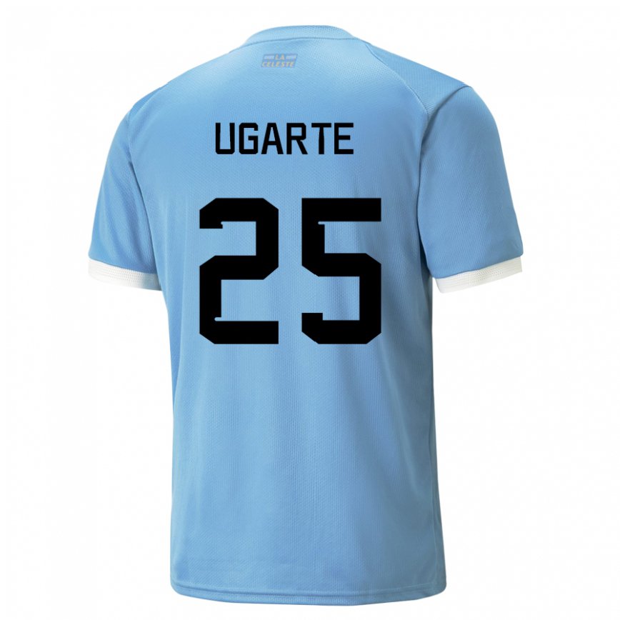 Niño Camiseta Uruguay Manuel Ugarte #25 Azul 1ª Equipación 22-24 Argentina