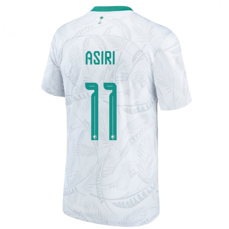 Niño Camiseta Arabia Saudita Haitham Asiri #11 Blanco 1ª Equipación 22-24 Argentina