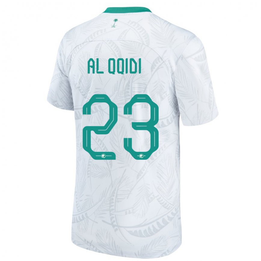 Niño Camiseta Arabia Saudita Nawaf Al Qqidi #23 Blanco 1ª Equipación 22-24 Argentina