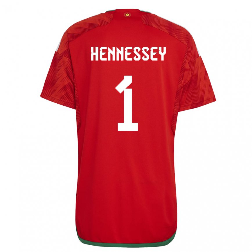 Niño Camiseta Gales Wayne Hennessey #1 Rojo 1ª Equipación 22-24 Argentina