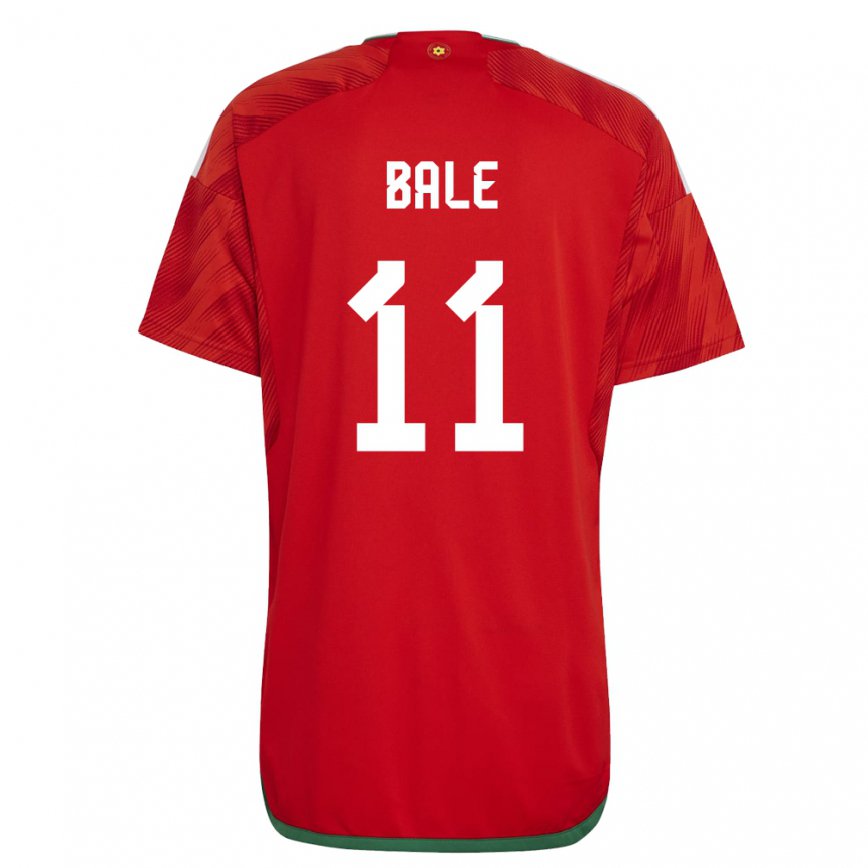 Niño Camiseta Gales Gareth Bale #11 Rojo 1ª Equipación 22-24 Argentina