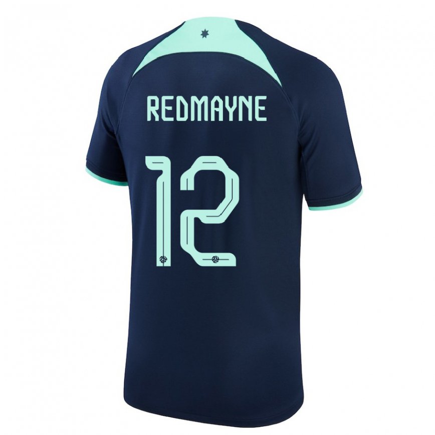 Niño Camiseta Australia Andrew Redmayne #12 Azul Oscuro 2ª Equipación 22-24 Argentina