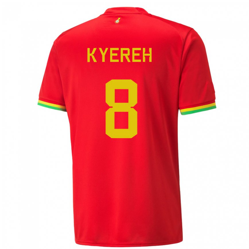 Niño Camiseta Ghana Daniel-kofi Kyereh #8 Rojo 2ª Equipación 22-24 Argentina