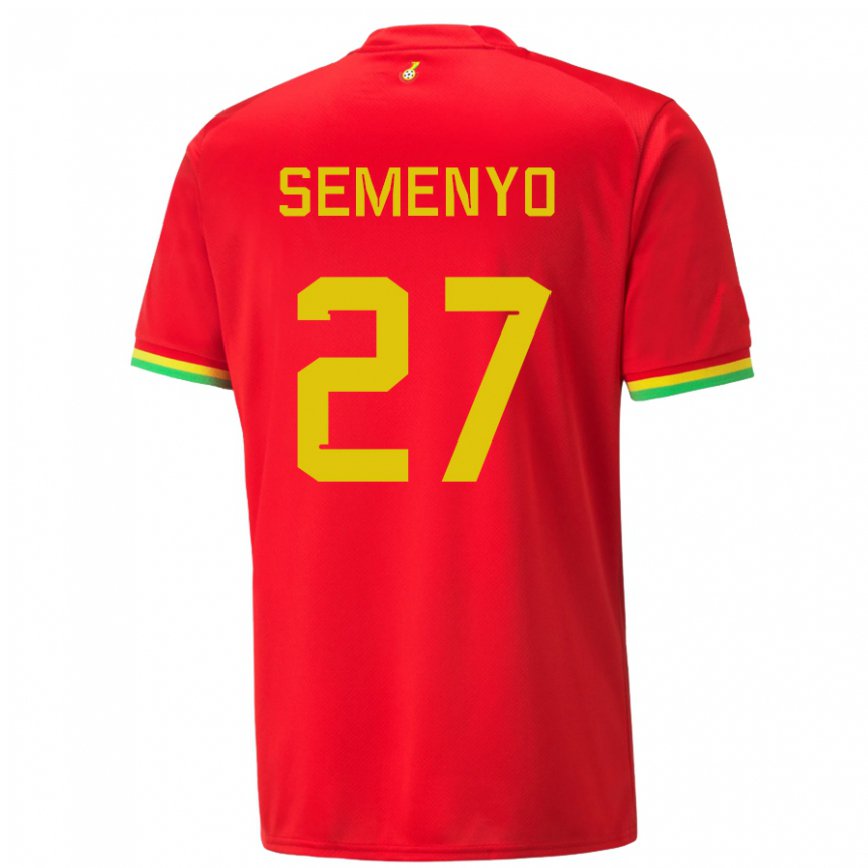 Niño Camiseta Ghana Antoine Semenyo #27 Rojo 2ª Equipación 22-24 Argentina