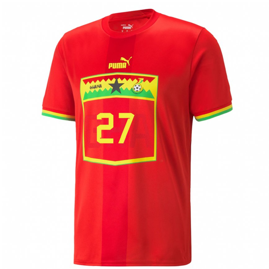 Niño Camiseta Ghana Antoine Semenyo #27 Rojo 2ª Equipación 22-24 Argentina