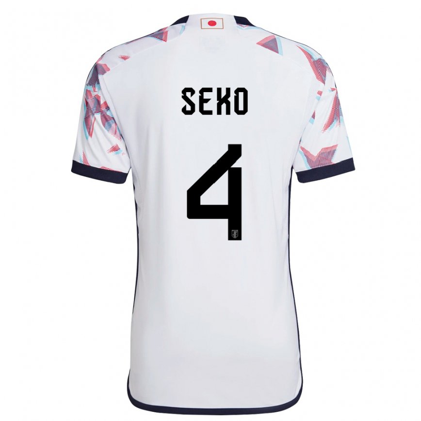 Niño Camiseta Japón Ayumu Seko #4 Blanco 2ª Equipación 22-24 Argentina