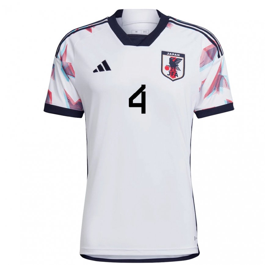 Niño Camiseta Japón Ayumu Seko #4 Blanco 2ª Equipación 22-24 Argentina