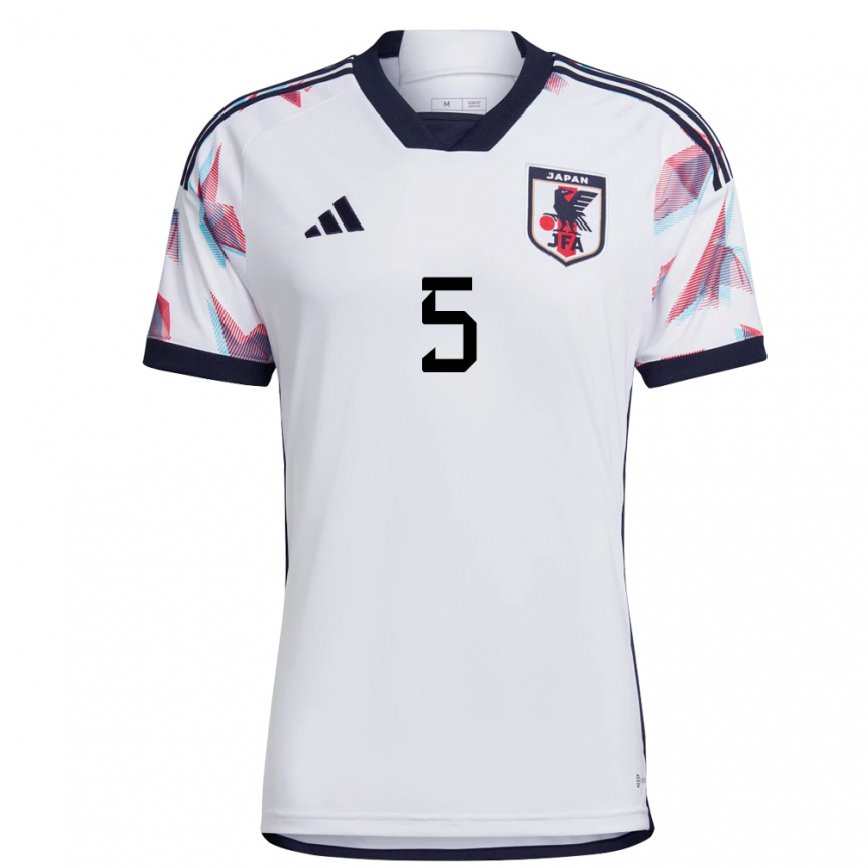 Niño Camiseta Japón Yuto Nagatomo #5 Blanco 2ª Equipación 22-24 Argentina