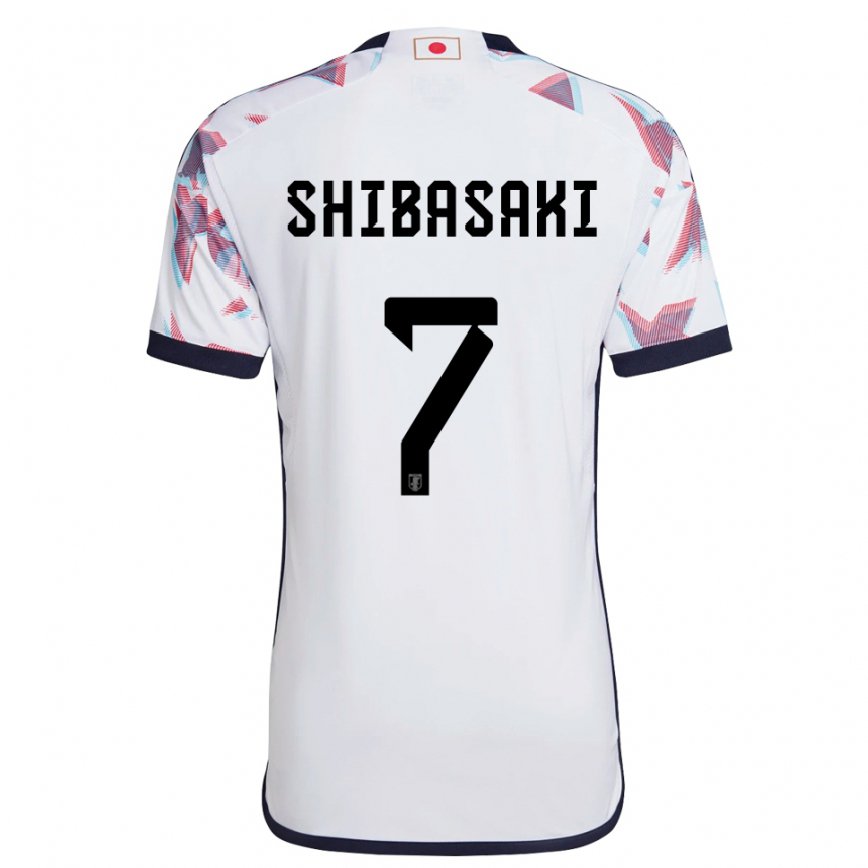 Niño Camiseta Japón Gaku Shibasaki #7 Blanco 2ª Equipación 22-24 Argentina