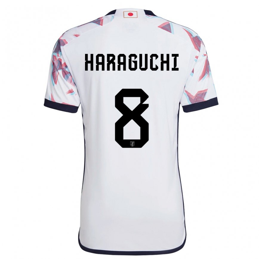 Niño Camiseta Japón Genki Haraguchi #8 Blanco 2ª Equipación 22-24 Argentina