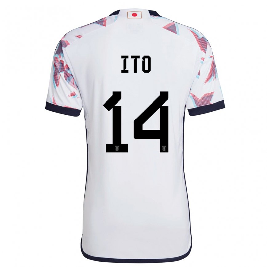 Niño Camiseta Japón Junya Ito #14 Blanco 2ª Equipación 22-24 Argentina