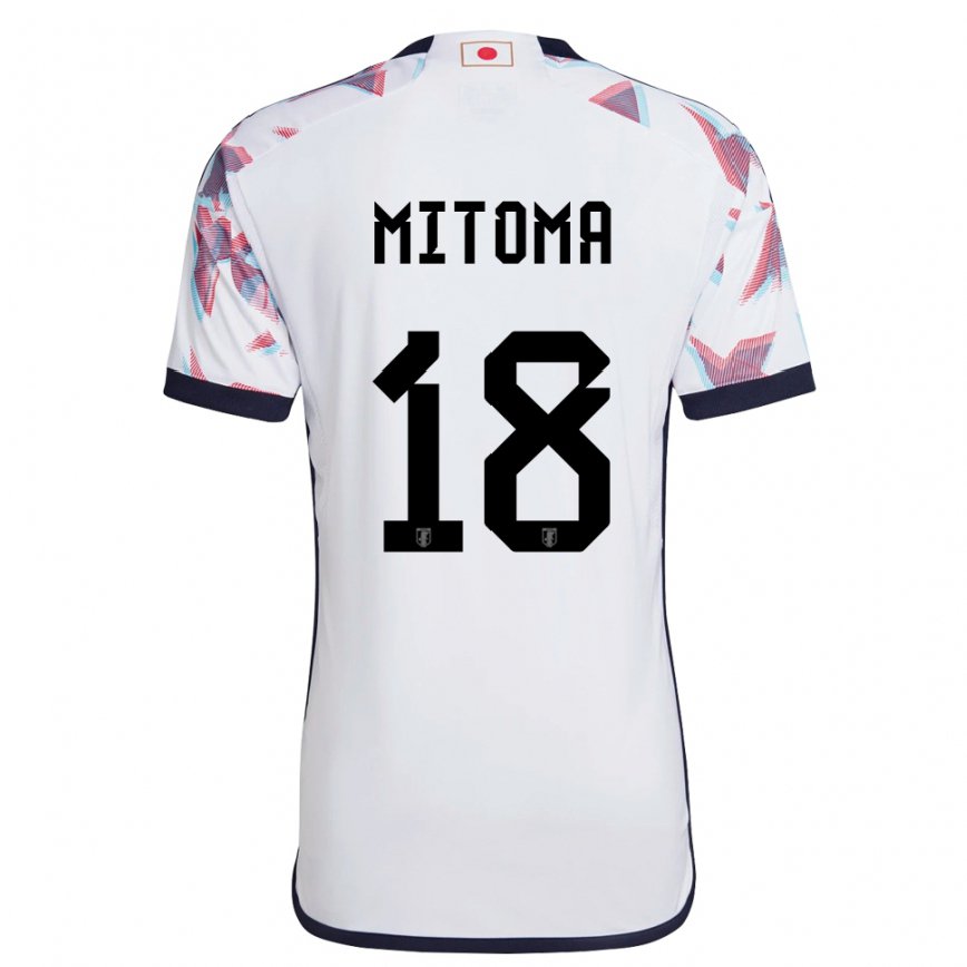 Niño Camiseta Japón Kaoru Mitoma #18 Blanco 2ª Equipación 22-24 Argentina