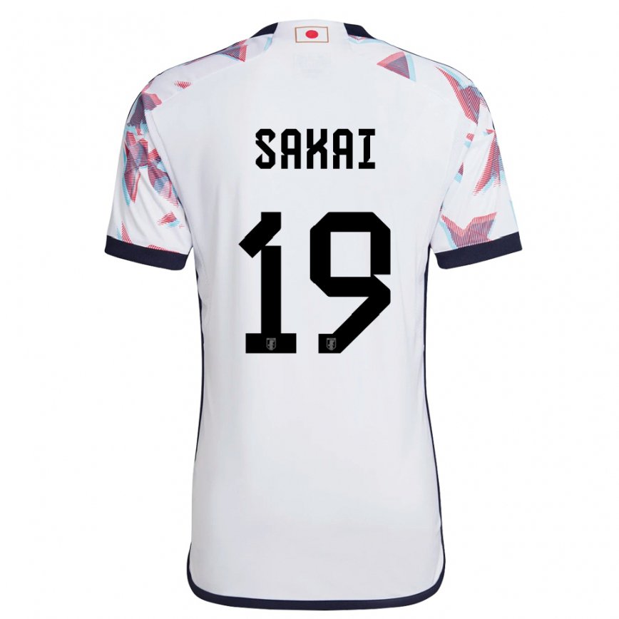 Niño Camiseta Japón Hiroki Sakai #19 Blanco 2ª Equipación 22-24 Argentina