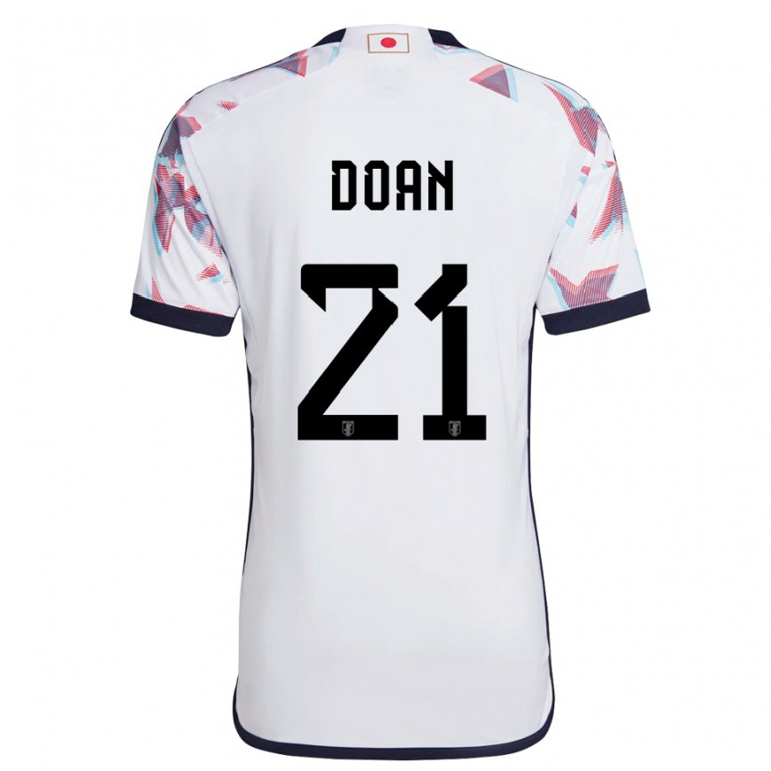 Niño Camiseta Japón Ritsu Doan #21 Blanco 2ª Equipación 22-24 Argentina