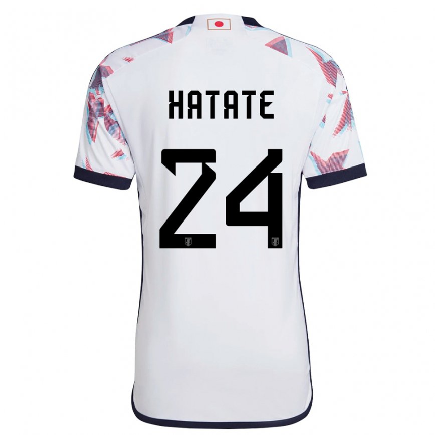 Niño Camiseta Japón Reo Hatate #24 Blanco 2ª Equipación 22-24 Argentina